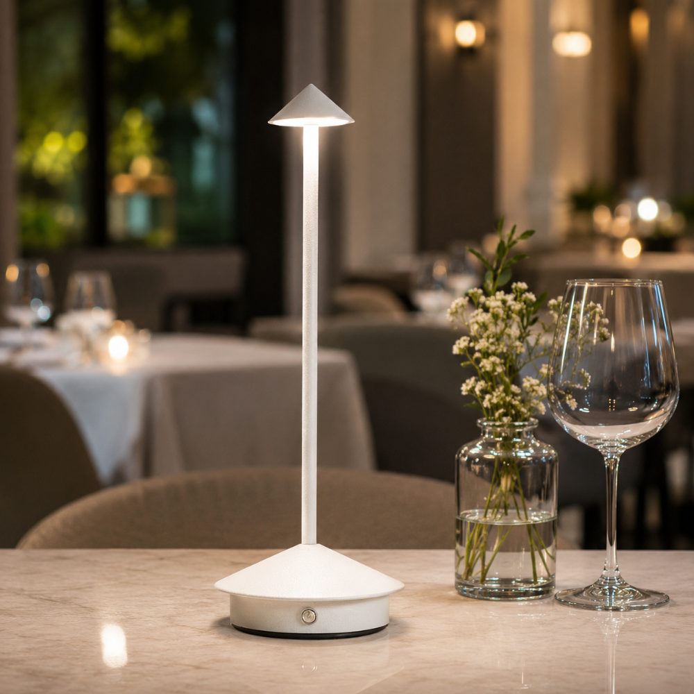 Lampe de Table Sans Fil Minimaliste Moderne avec Dimming Tactile