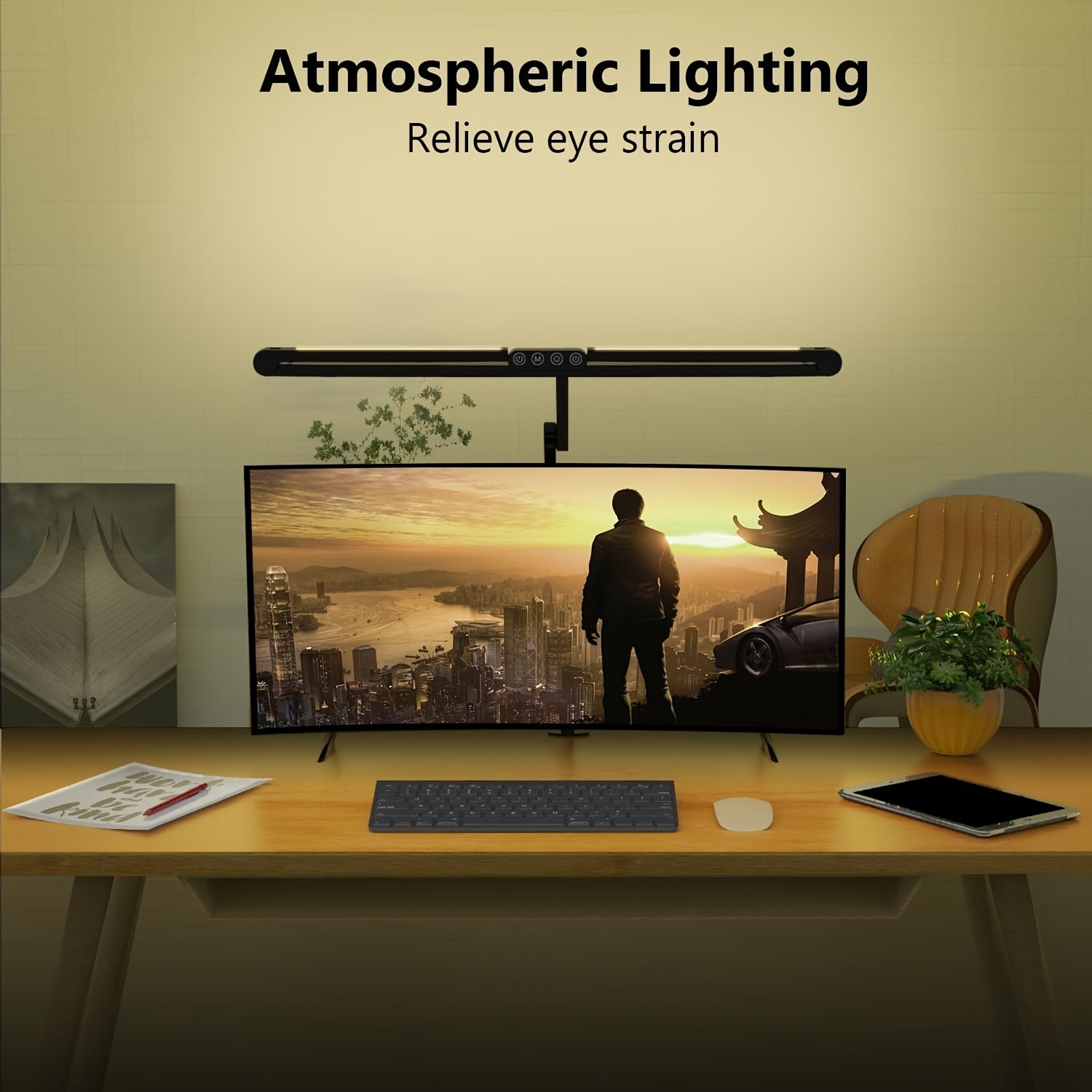 LUMICLAMP – Lampe de Bureau LED Ajustable de 24W avec Pince