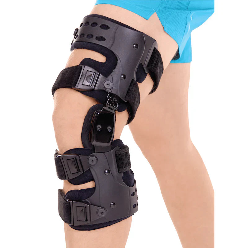 Skanto | Attelle de genou soulageant l'arthrose – Support médial et latéral pour soulager la douleur dans l'arthrose os sur os