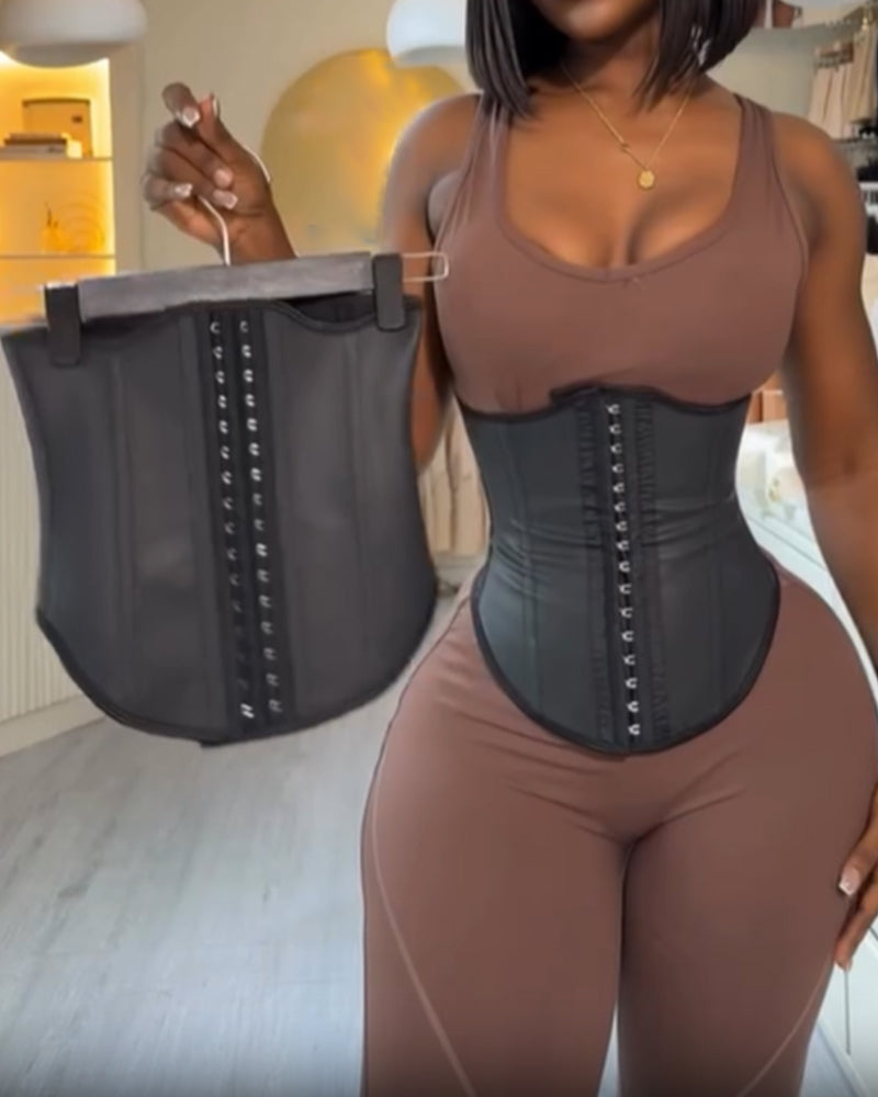 Ceinture amincissante en simili cuir
