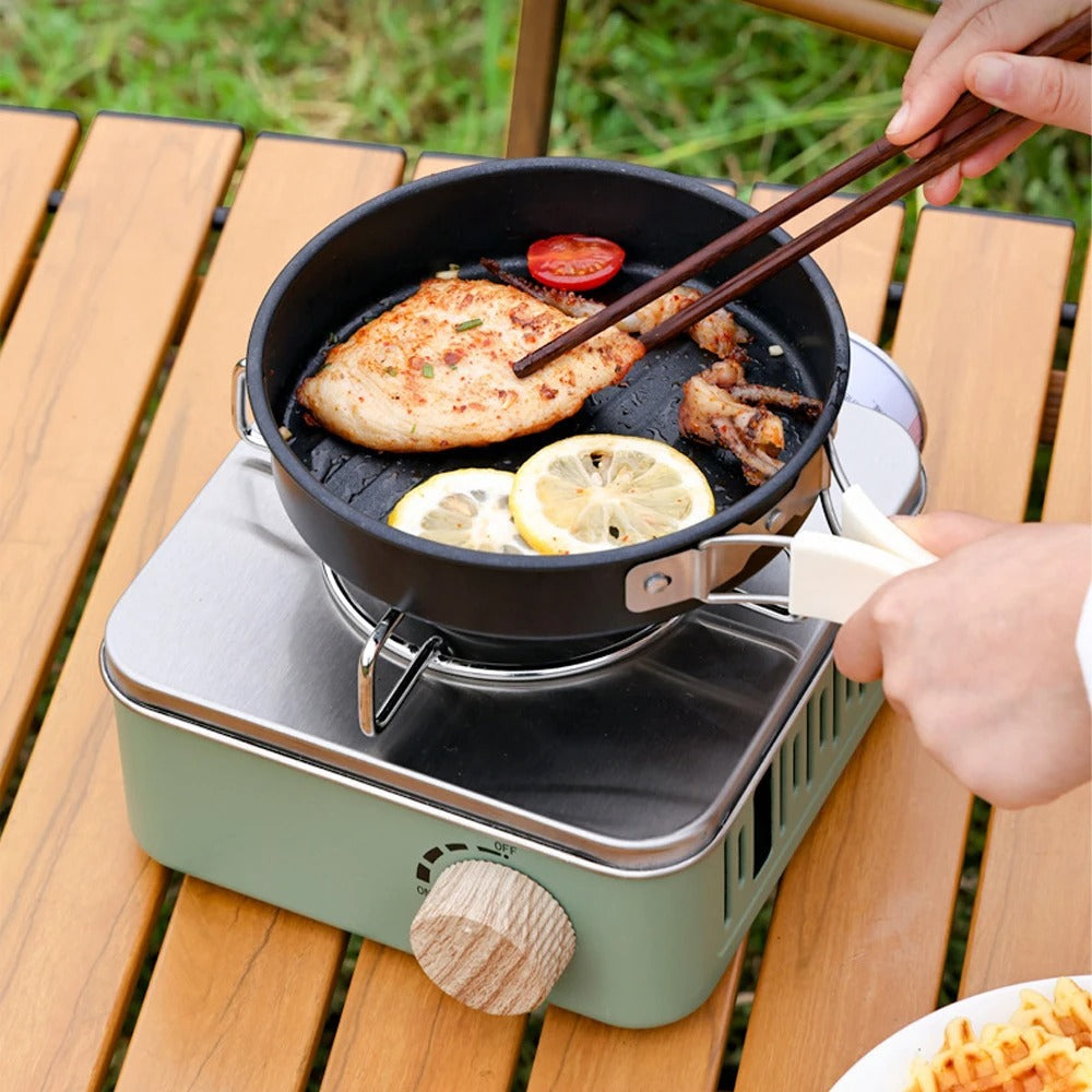 Réchaud à Gaz Portable pour Camping - 2800W Haute Puissance