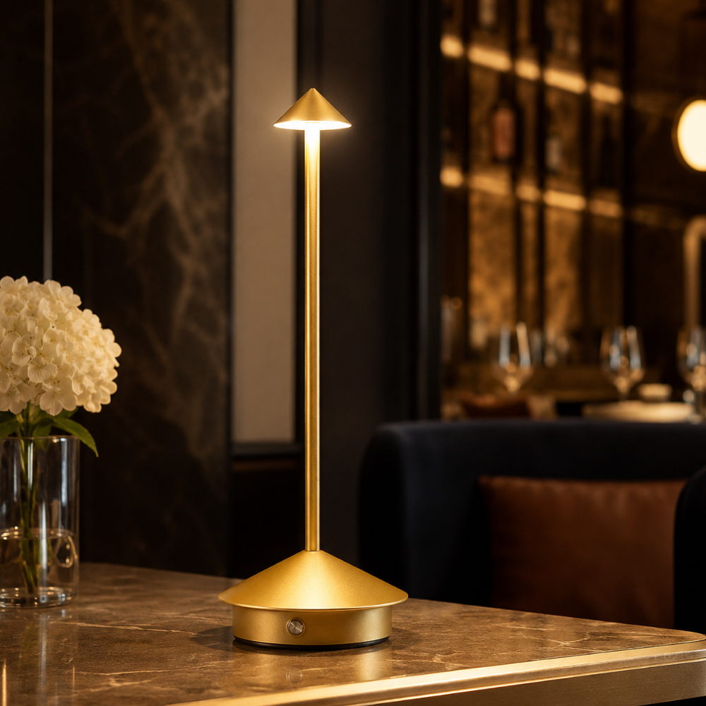 Lampe de Table Sans Fil Minimaliste Moderne avec Dimming Tactile