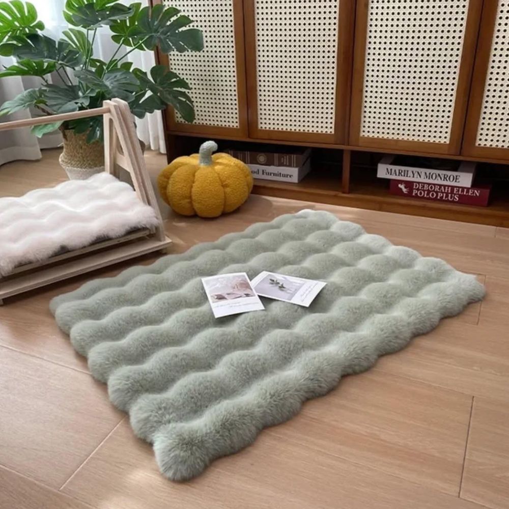Tapis pour Animaux en Fausse Fourrure de Luxe