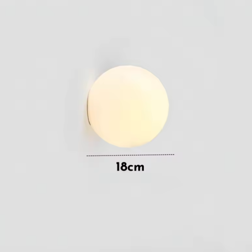 Applique Murale Solstice - Applique en Verre Givré Moderne pour Intérieurs Minimalistes