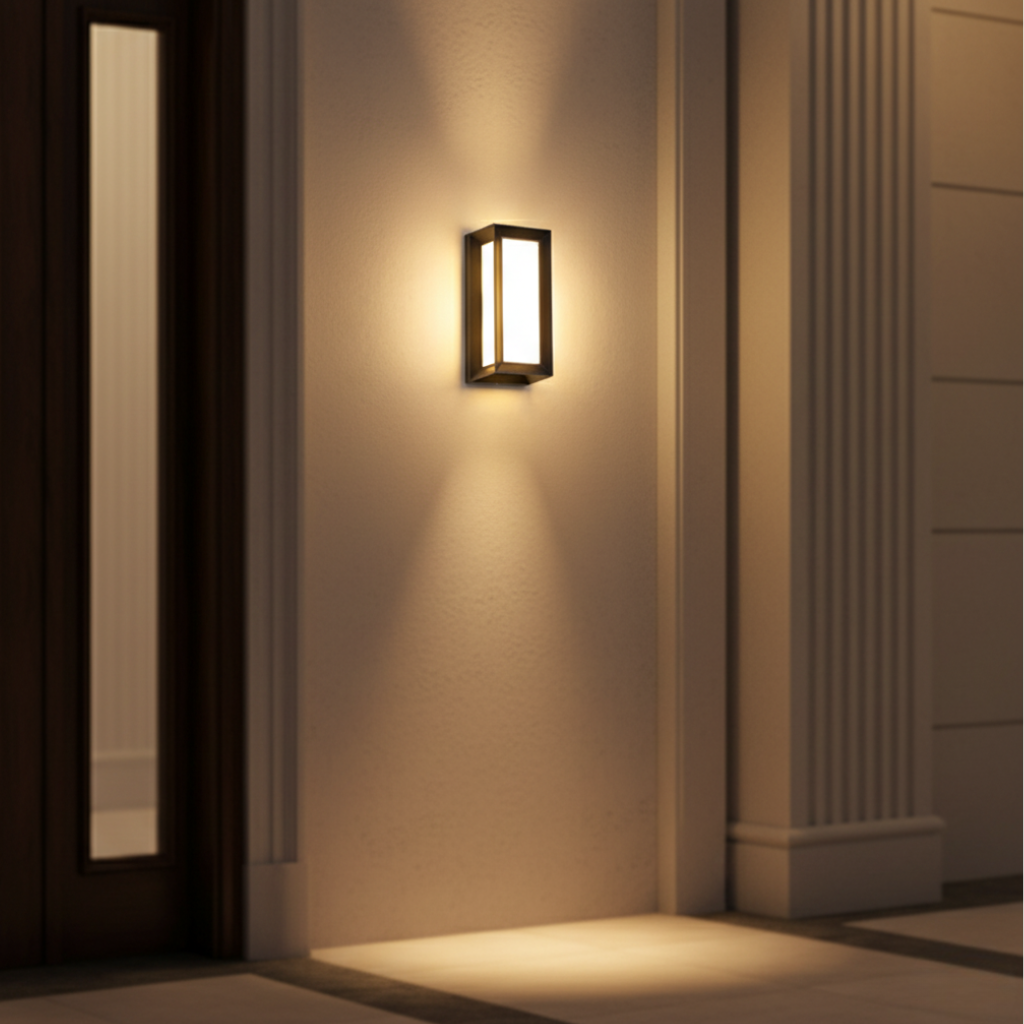 Lumière Murale Extérieure Moderne - Lanternes LED Étanches pour Jardin et Porche