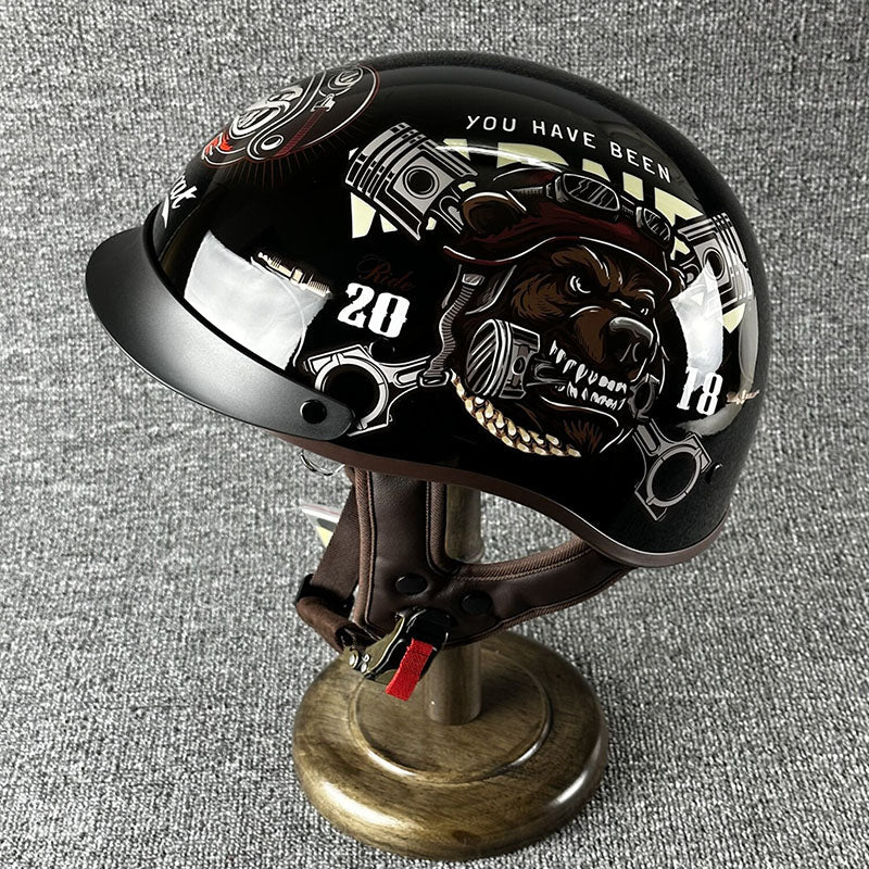 Casque de Ville pour Chopper avec Design Minimaliste