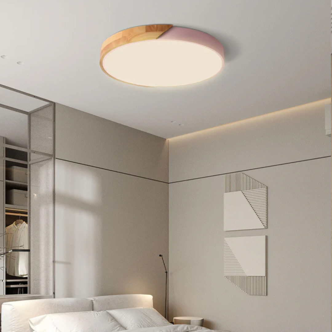 Lampe de plafond LED élégante au style scandinave