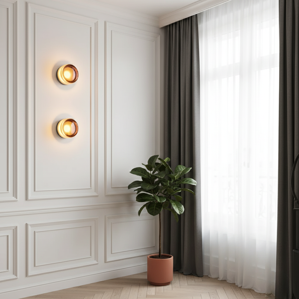 Rondel - Applique Murale Moderne avec Éclat LED Doux