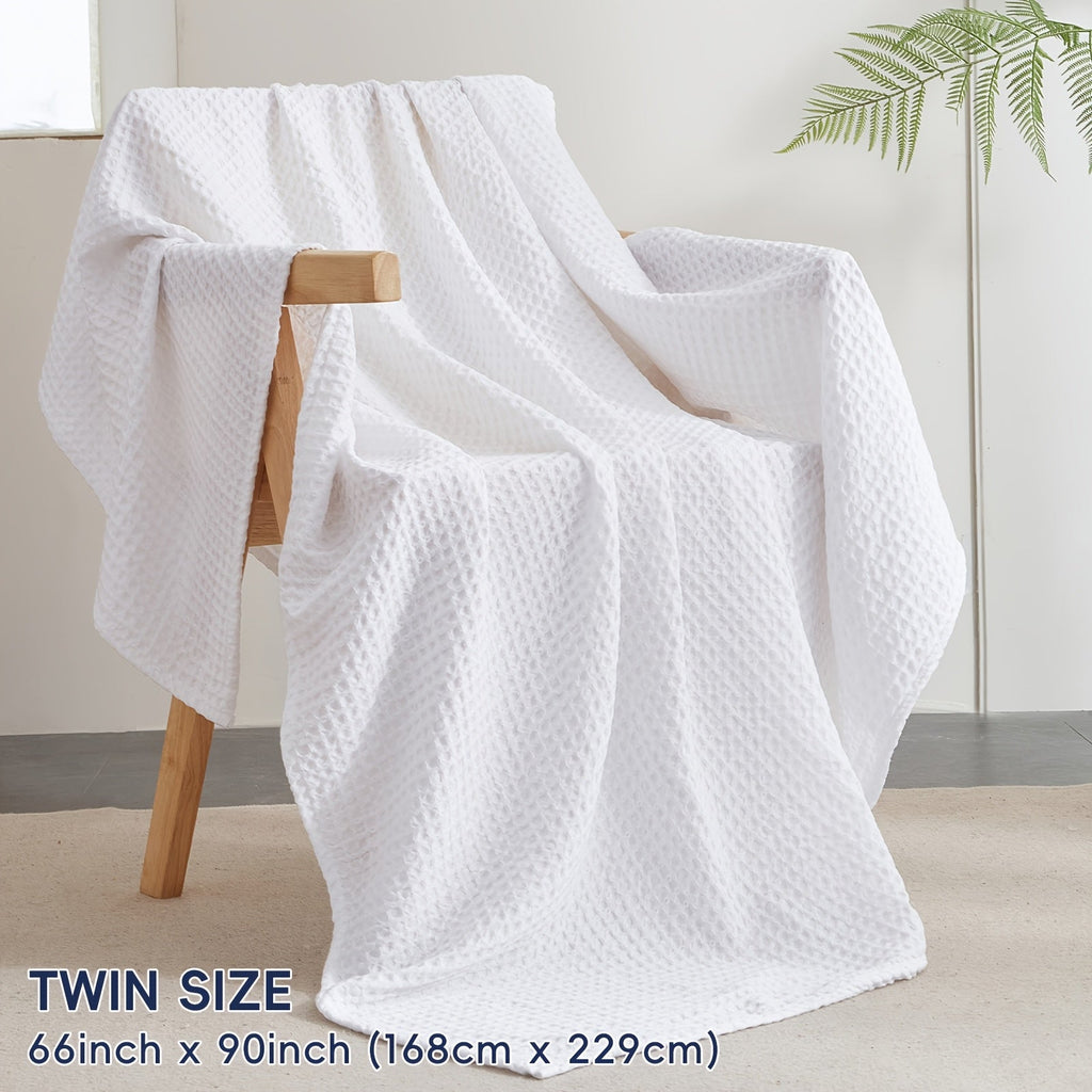 CLOUDWEAVE – Couverture légère en waffle pour un confort douillet toute l'année