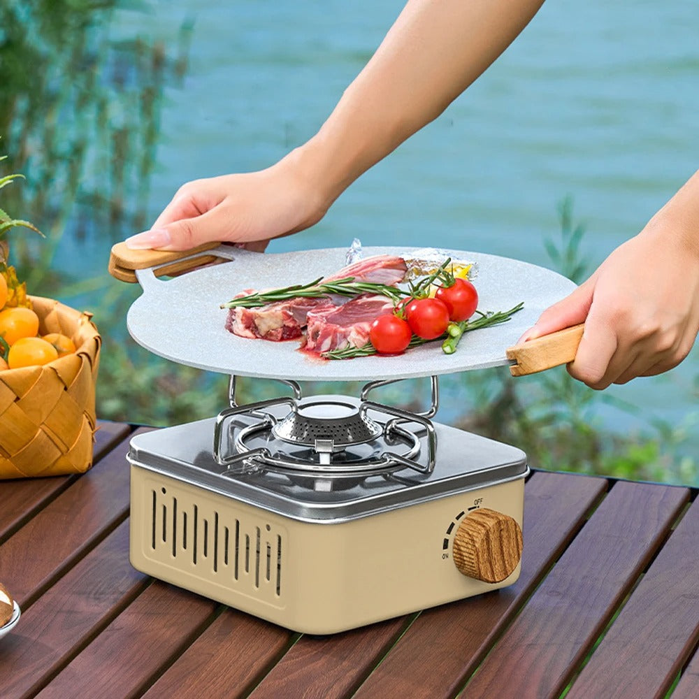 Réchaud à Gaz Portable pour Camping - 2800W Haute Puissance