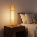 BambooGlow | Élégante lampe de table et de sol moderne éco-responsable pour le salon