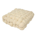 Coussin Boucle en Velours Tissé
