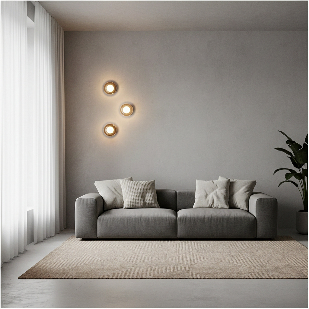 Rondel - Applique Murale Moderne avec Éclat LED Doux