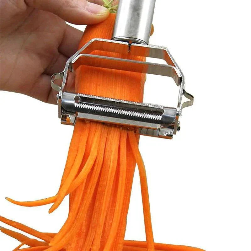 Râpe à légumes multifonction en acier inoxydable ultra-tranchante & coupe-julienne pour pommes de terre et carottes