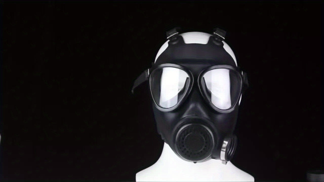 Masque à gaz facial tactique Guardian - Protection ultime contre les dangers chimiques