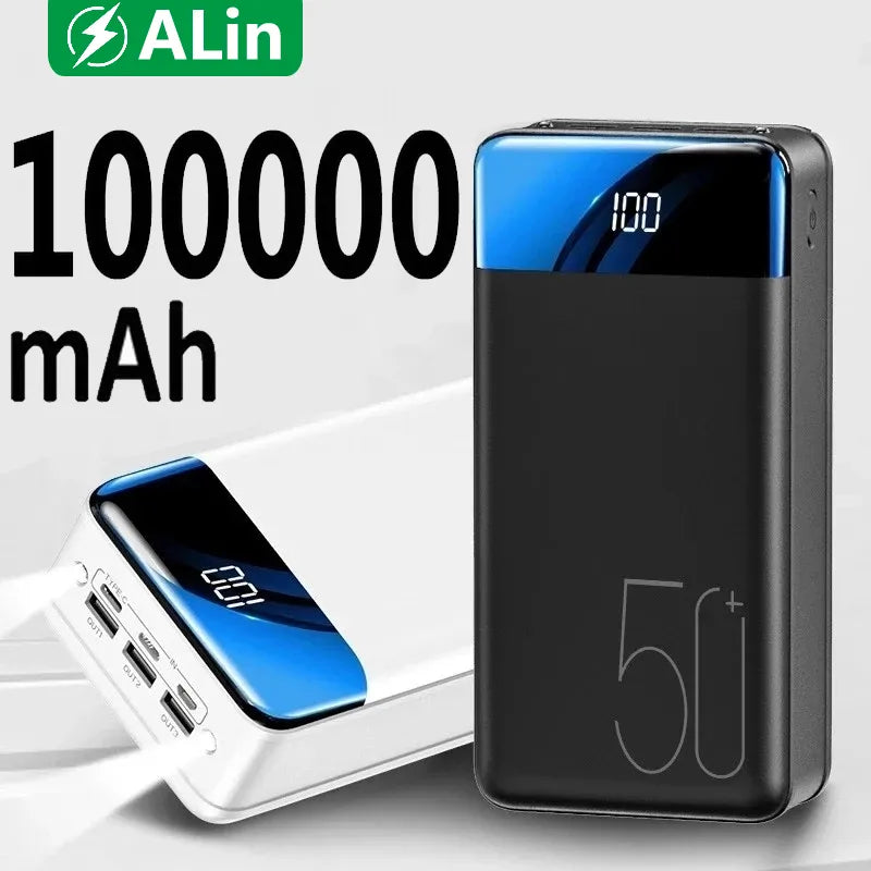 Batterie Externe Voltaro 50.000 mAh | Charge Ultra-Rapide | Pour Ordinateur Portable, Tablette & Smartphone | Compacte & Extrêmement Puissante