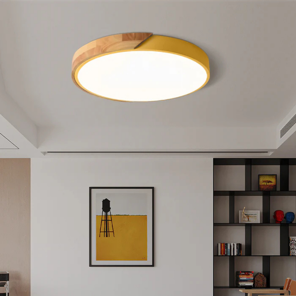 Lampe de plafond LED élégante au style scandinave