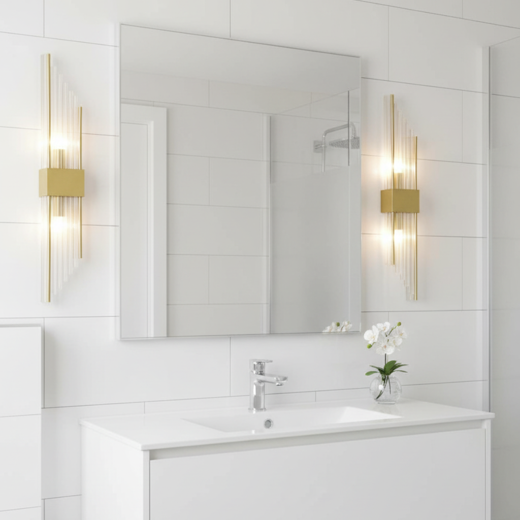 Applique Murale en Cristal Élégante - Lampes Murales LED Ajustables pour Espaces Modernes