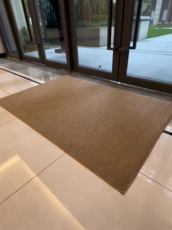 LUMEDWELL - Tapis d'entrée décoratif en forme d'ananas avec surface texturée et design anti-dérapant