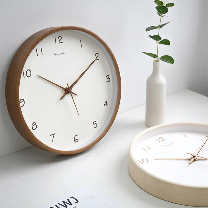 Horloge Murale Élégante et Silencieuse – Pour une Finition Intérieure Calme et Stylée