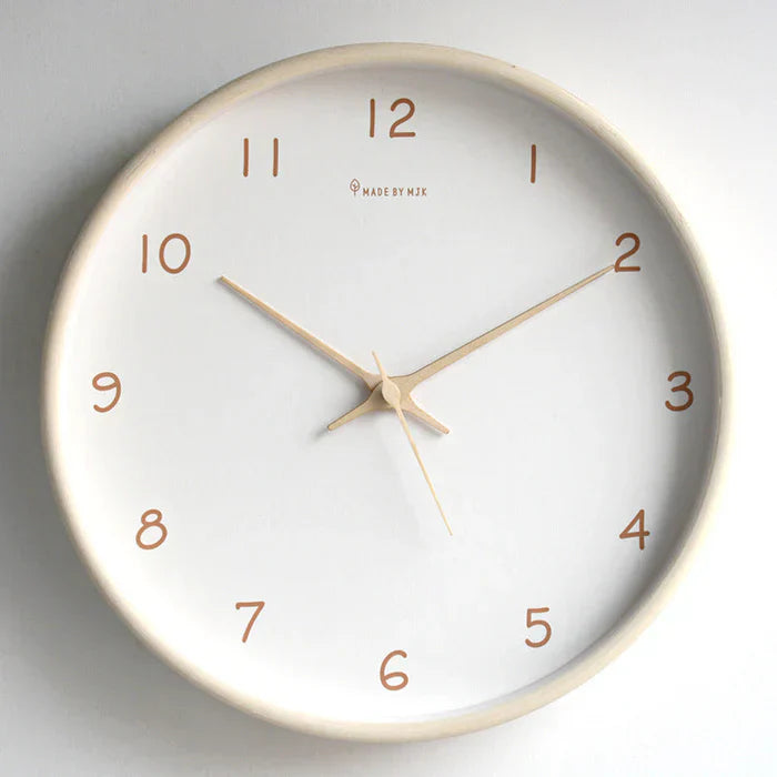 Horloge Murale Élégante et Silencieuse – Pour une Finition Intérieure Calme et Stylée
