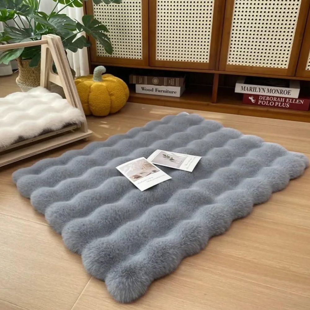 Tapis pour Animaux en Fausse Fourrure de Luxe
