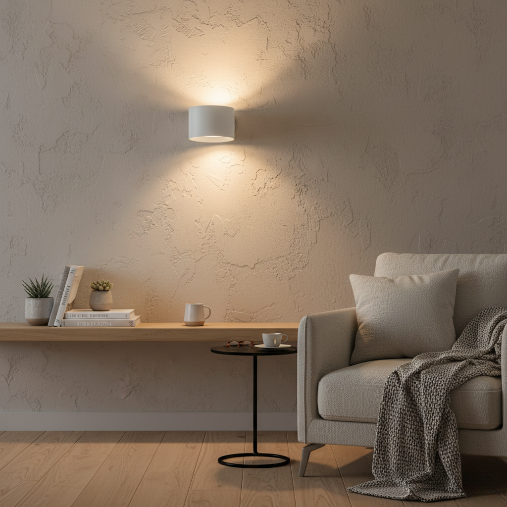 Pivot Easy-Stick – Applique murale LED sans fil à double direction 360°, alimentée par batterie, rechargeable par USB