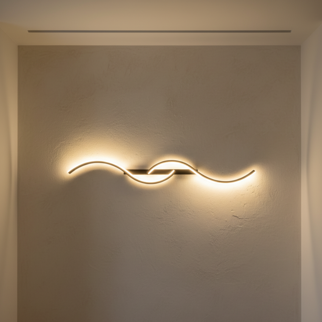 Applique Murale LED Élégante - Appliques Murales Modernes en Aluminium pour Intérieurs Stylés