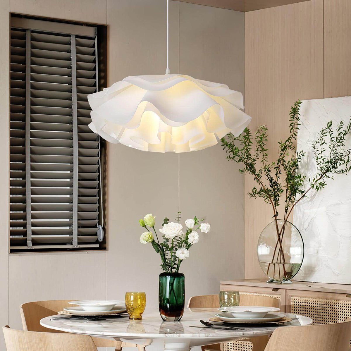 Lampe Pendante en Forme de Fleur