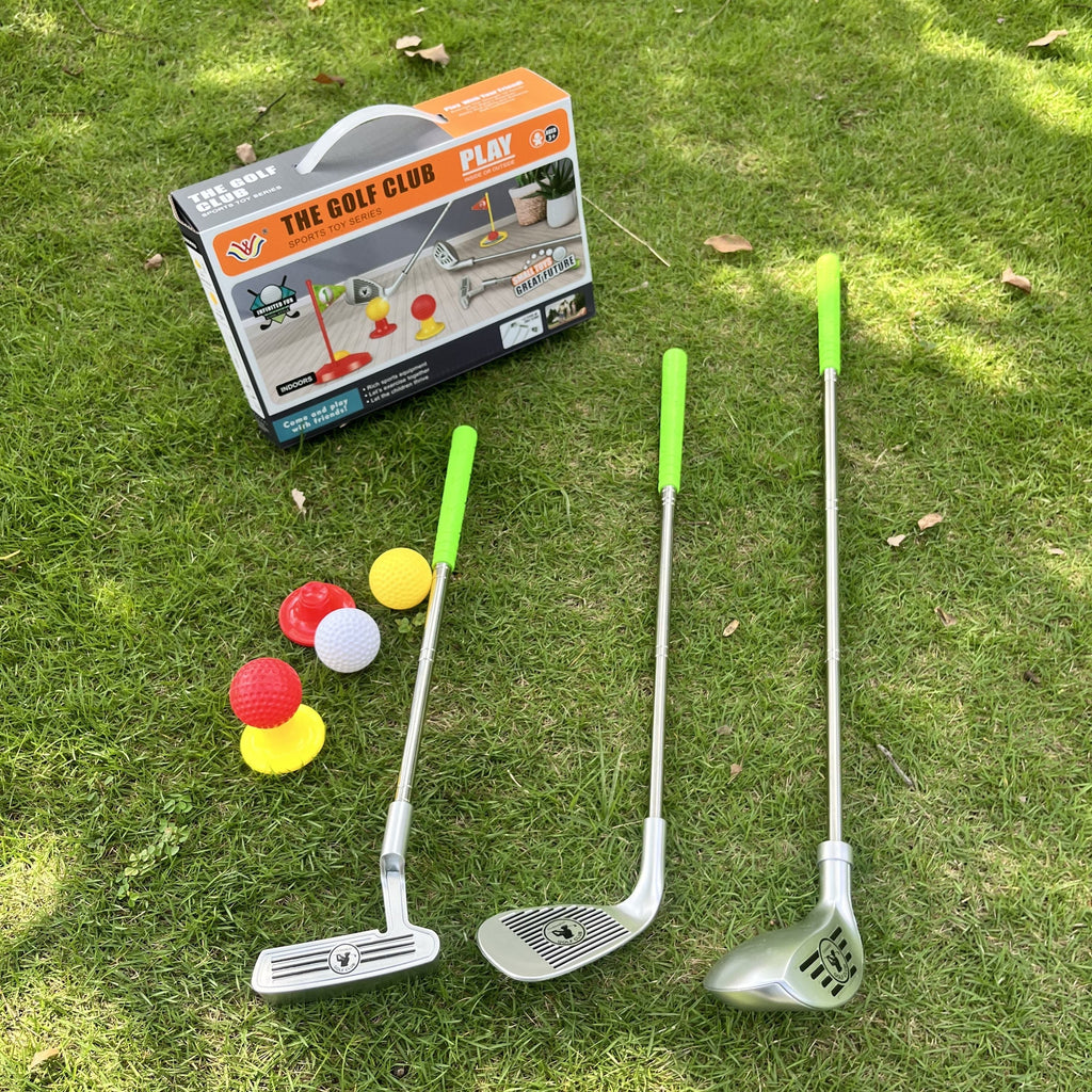 Set de Golf pour Enfants - Clubs Ajustables et Cibles pour un Amusement Infini