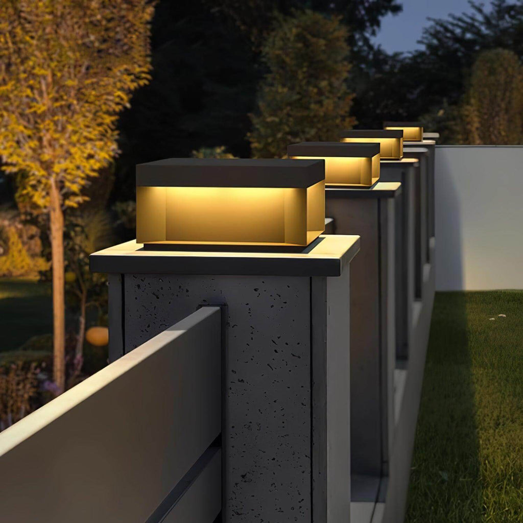 Lampe de Poste Solaire d'Extérieur - Étanche IP65