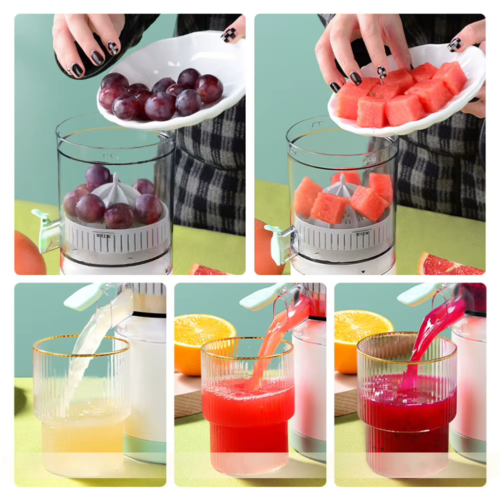 Extracteur de jus d'agrumes électrique portable, rapide et facile