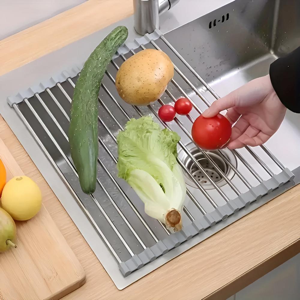 Râtelier à Vaisselle en Acier Inoxydable