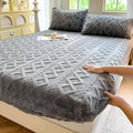 Ensemble de Draps en Velours Sherpa Premium