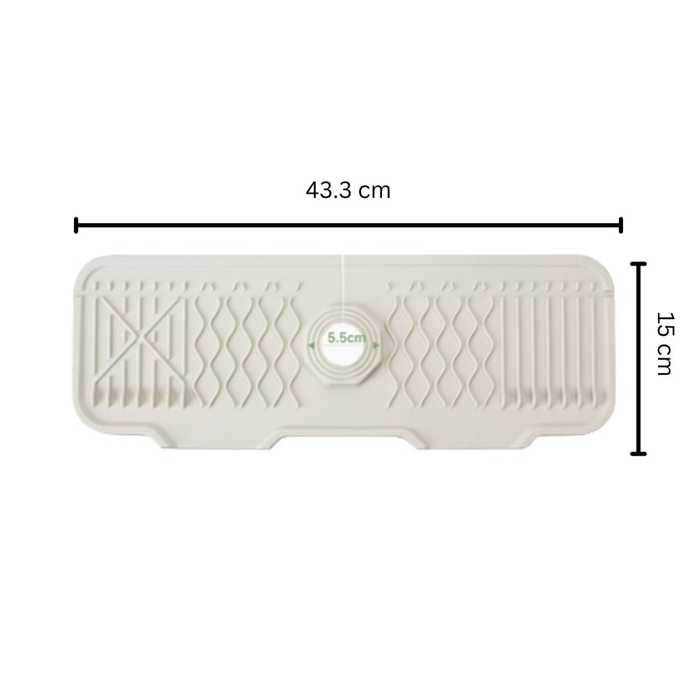 Tapis en Caoutchouc pour Évier Aqua Slope