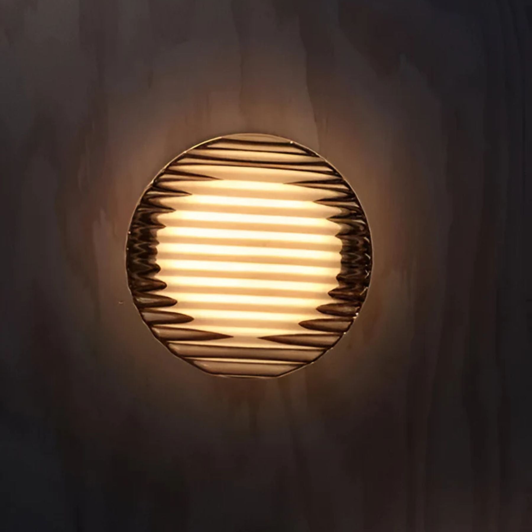 Applique LED ronde pour escaliers