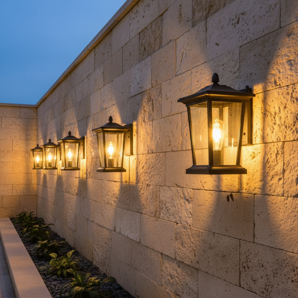Applique Murale Extérieure Industrielle - Applique Murale LED en Aluminium Étanche pour Patio ou Porche