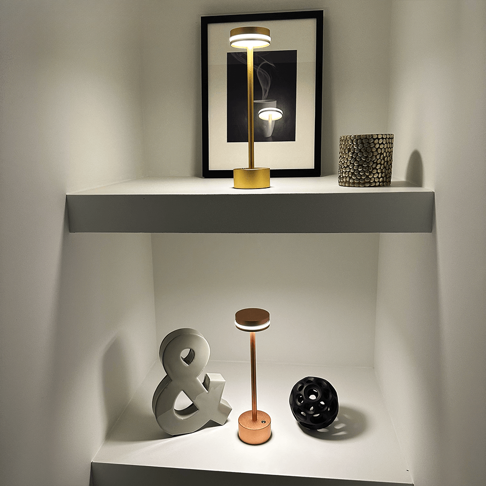 Lampe de table sans fil avec touch – lampe LED dimmable avec longue durée de vie de la batterie