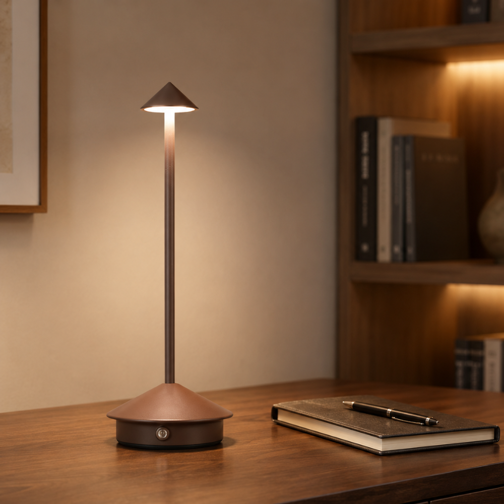 Lampe de Table Sans Fil Minimaliste Moderne avec Dimming Tactile