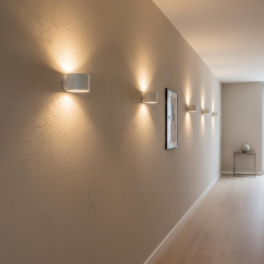 Pivot Easy-Stick – Applique murale LED sans fil à double direction 360°, alimentée par batterie, rechargeable par USB