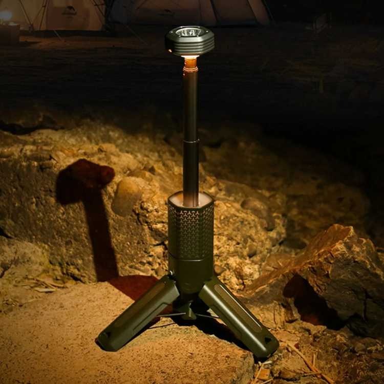 Lampe de camping LED extensible avec hauteur réglable