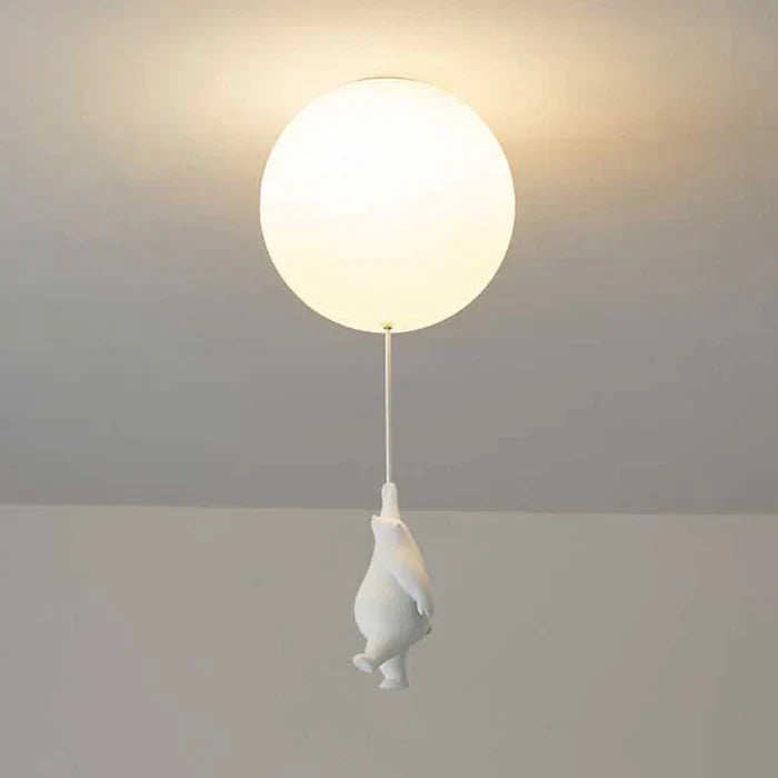 Lampe de Plafond Enfant avec Ours et Ballon - CloudBear