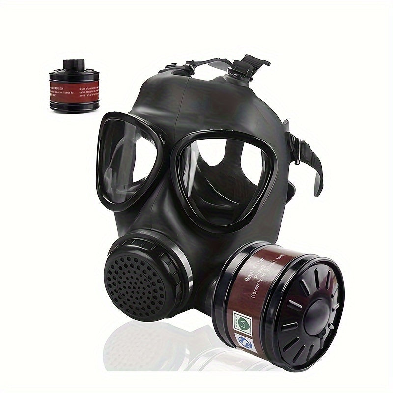 Masque à gaz facial tactique Guardian - Protection ultime contre les dangers chimiques