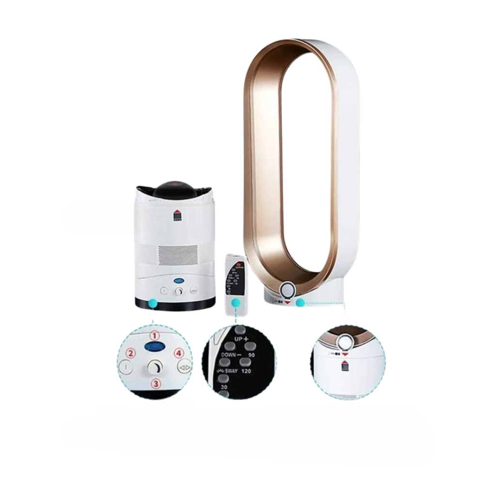 Ventilateur tour de 16 pouces sans pales