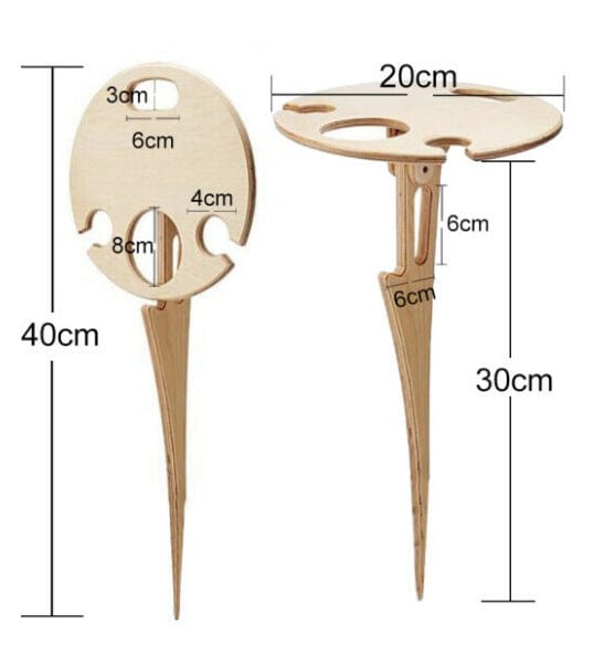 50% de réduction | Vino™ - Table de pique-nique pliable avec support à vin [Dernier jour de réduction]