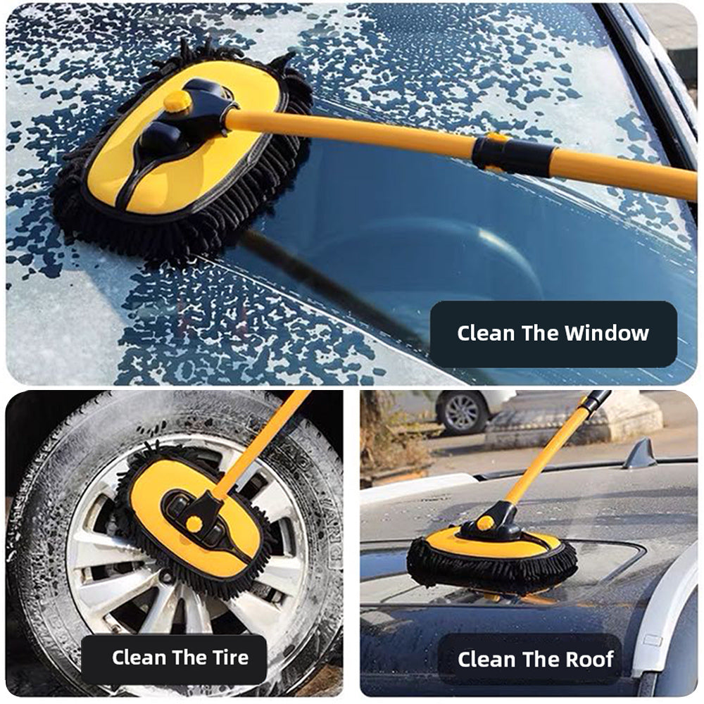 Brosse de Nettoyage de Voiture Réglable – Nettoyage Confortable et Efficace