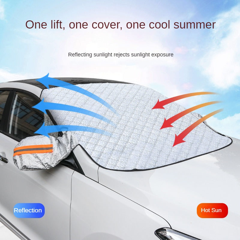 Couvre-Vitre de Voiture Universel – Protection contre le Soleil et la Neige