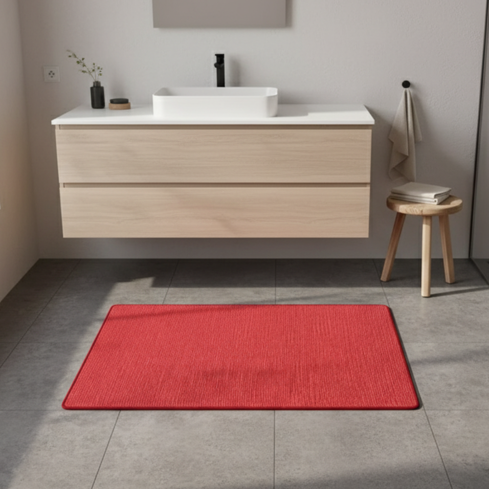 Tapis de Salle de Bain Premium Antidérapant | Tapis de Bain Lavable et Absorbant pour Sols de Salle de Bain
