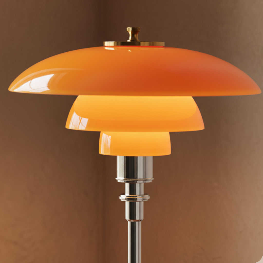 Lampe de Table en Verre de Style Scandinave - Éclairage Minimaliste LED de Chevet et de Bureau