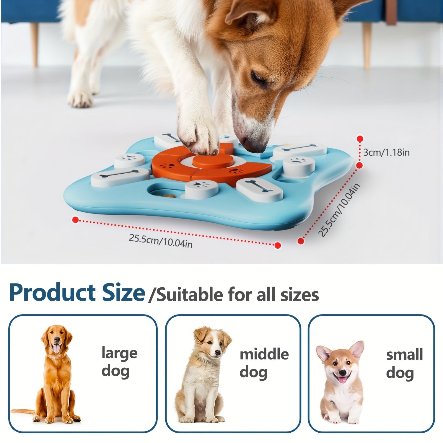 BRAINFETCH PUZZLE – Distributeur de nourriture interactif IQ pour chiens